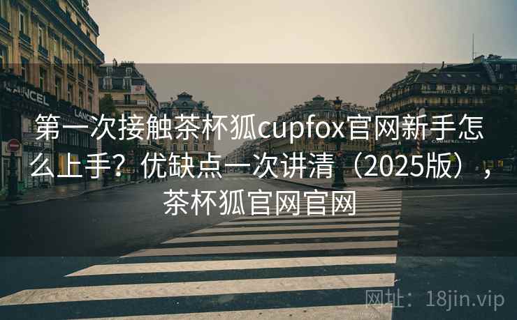 第一次接触茶杯狐cupfox官网新手怎么上手？优缺点一次讲清（2025版），茶杯狐官网官网