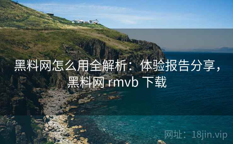 黑料网怎么用全解析：体验报告分享，黑料网 rmvb 下载